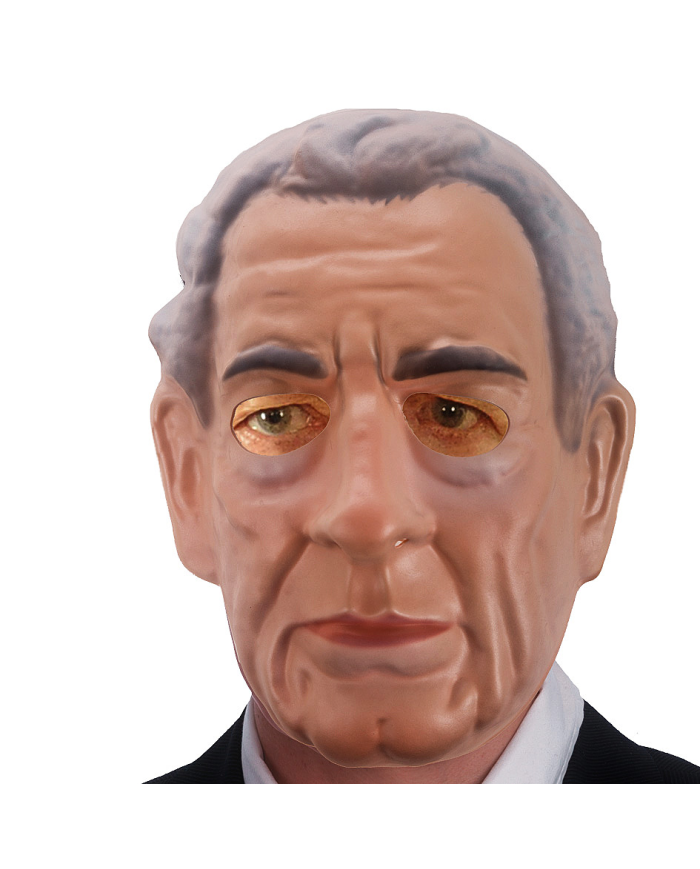 MASCHERA POLITICO MARIO IN EVA C/CAV.